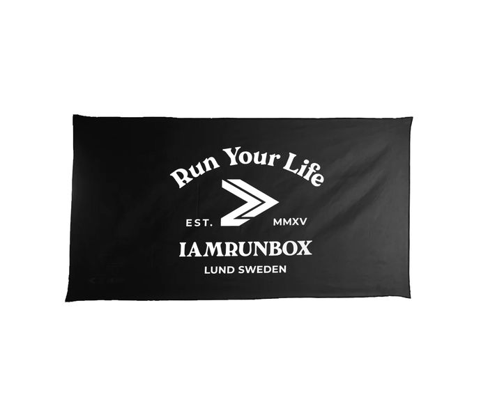 Iamrunbox Quick Dry Towel handduk microfiber Svart