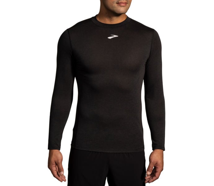 Brooks HIGH POINT LONG SLEEVE LÖPARTRÖJA Svart