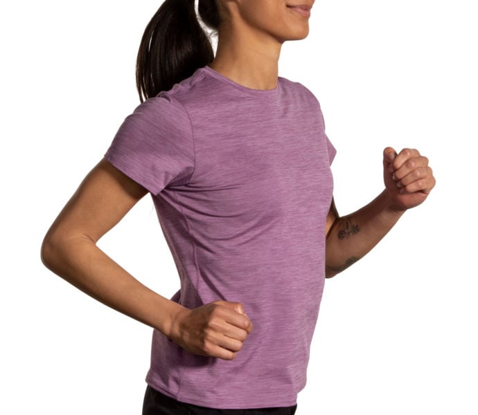 Brooks LUXE SHORT SLEEVE LÖPARTRÖJA Lila