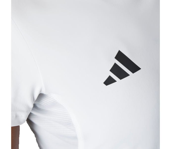 adidas ADIZERO ESSENTIAL LÖPARTSHIRT Vit
