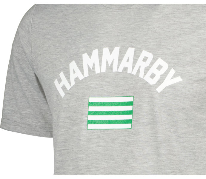 Hammarby FLAG T-SHIRT M Grå