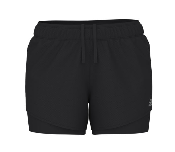 New Balance RC 3 inch Seamless 2 in 1 Shorts  Svart