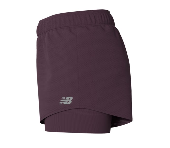 New Balance RC 3 inch Seamless 2 in 1 Shorts  Svart