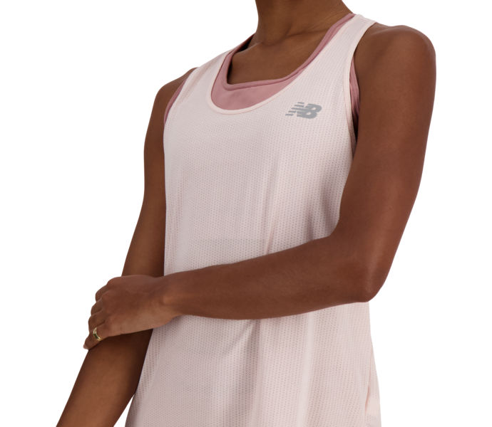 New Balance Athletics Tank Löparlinne Rosa