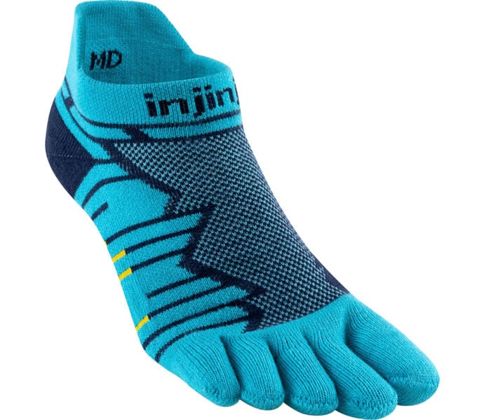 Injinji ULTRA RUN NO-SHOW LÖPARSTRUMPA Blå
