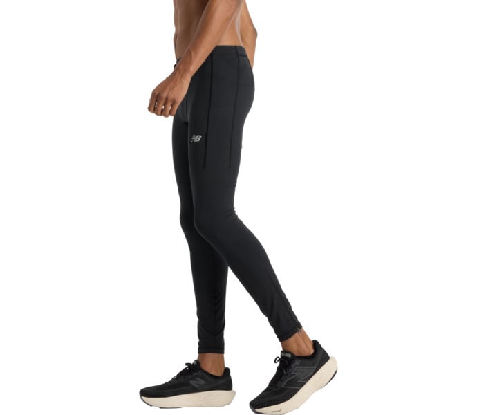 New Balance SLEEK POCKET TIGHT LÖPARTIGHTS Svart