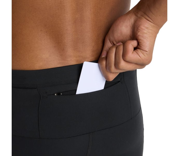 New Balance SLEEK POCKET TIGHT LÖPARTIGHTS Svart