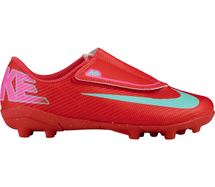 Mercurial Vapor 16 Club MG JR fotbollsskor Barn EMBER GLOW/AURORA GREEN 11.5C