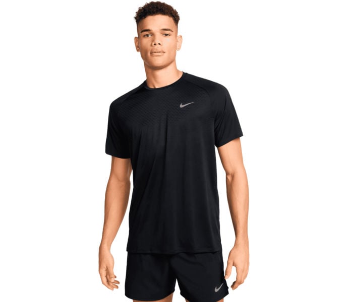 Nike STRIDE DRI-FIT SHORT SLEEVE LÖPART-SHIRT Svart
