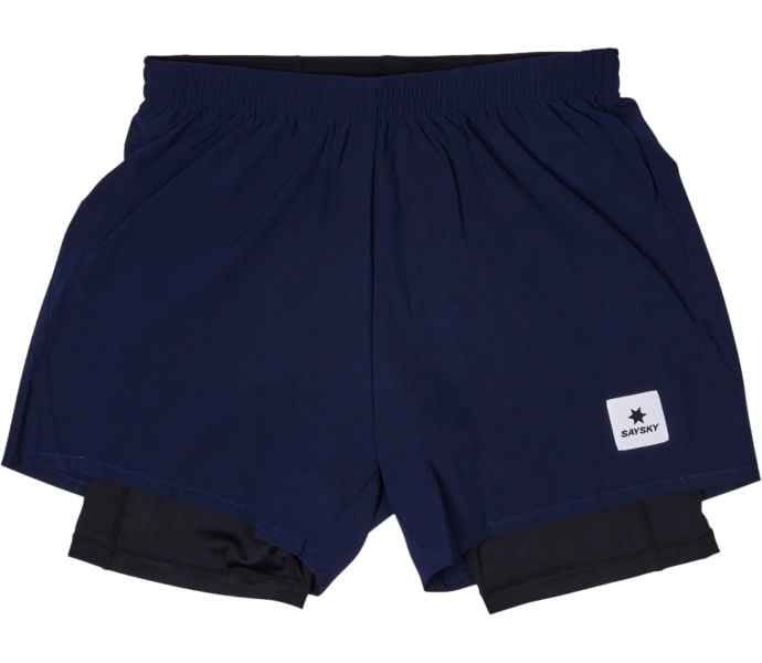 SAYSKY PACE 2IN1 SHORTS 5" LÖPARSHORTS Blå