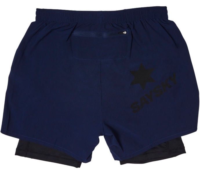 SAYSKY PACE 2IN1 SHORTS 5" LÖPARSHORTS Blå