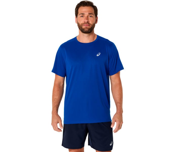 Asics CORE SS TOP LÖPARTSHIRT Blå