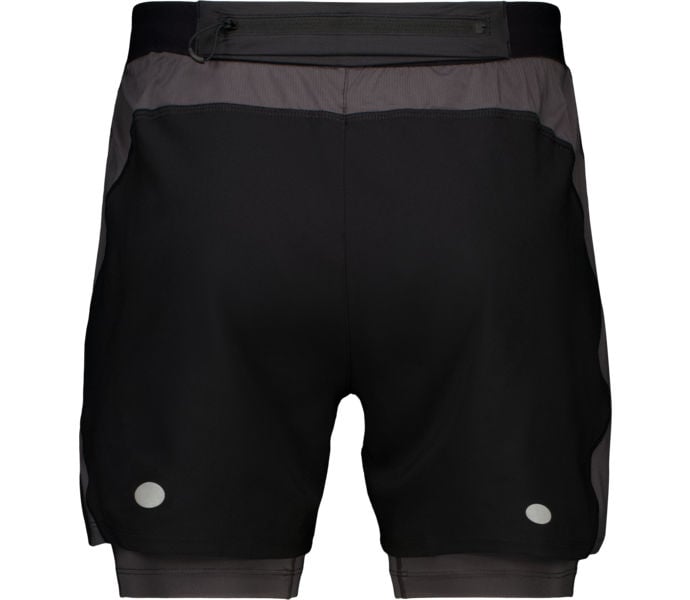 Asics ROAD 2-IN-1 5 TUM LÖPARSHORTS Svart