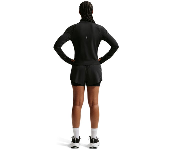 Nike SWIFT MID-RISE DRI-FIT 2IN1 LÖPARSHORTS Svart