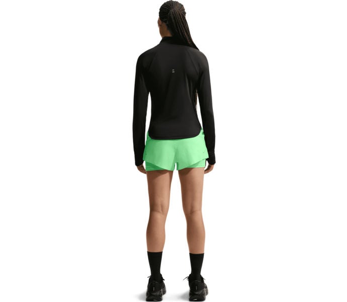Nike SWIFT MID-RISE DRI-FIT 2IN1 LÖPARSHORTS Grön