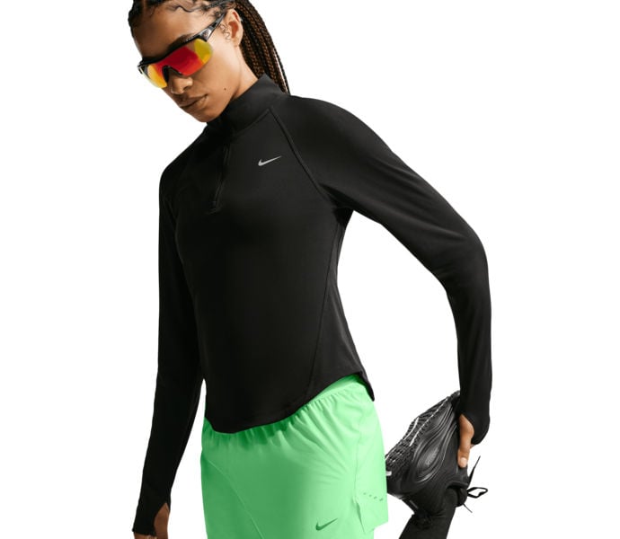 Nike SWIFT MID-RISE DRI-FIT 2IN1 LÖPARSHORTS Grön