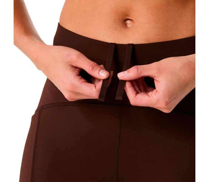 Asics ROAD HIGH WAIST 8IN SPRINTER LÖPARTIGHTS Brun