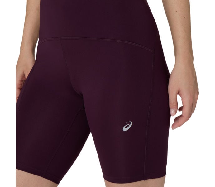 Asics ROAD HIGH WAIST 8IN SPRINTER LÖPARTIGHTS Rosa