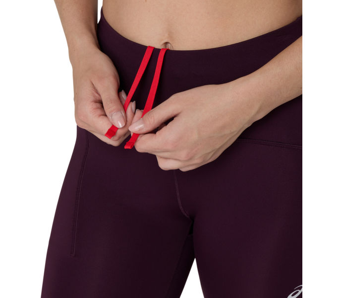 Asics ROAD HIGH WAIST 8IN SPRINTER LÖPARTIGHTS Rosa