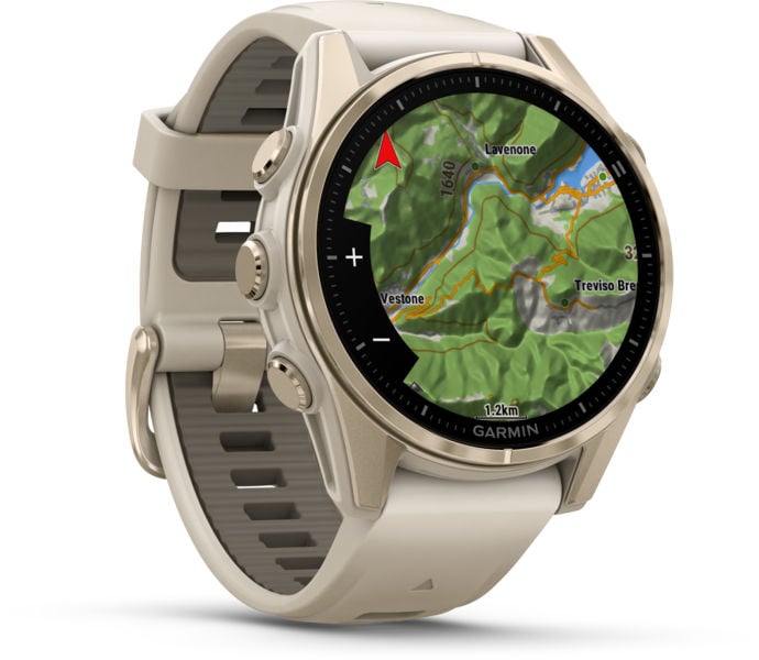 Garmin FENIX 8 43 MM AMOLED SAPPHIRE TRÄNINGSKLOCKA Guld