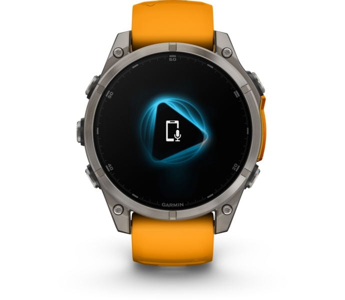 Garmin FENIX 8 47 MM AMOLED SAPPHIRE TRÄNINGSKLOCKA Orange