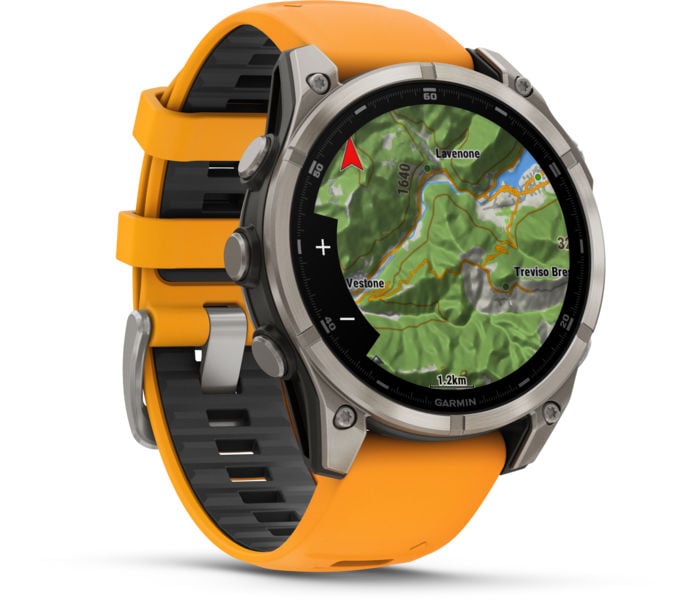 Garmin FENIX 8 47 MM AMOLED SAPPHIRE TRÄNINGSKLOCKA Orange