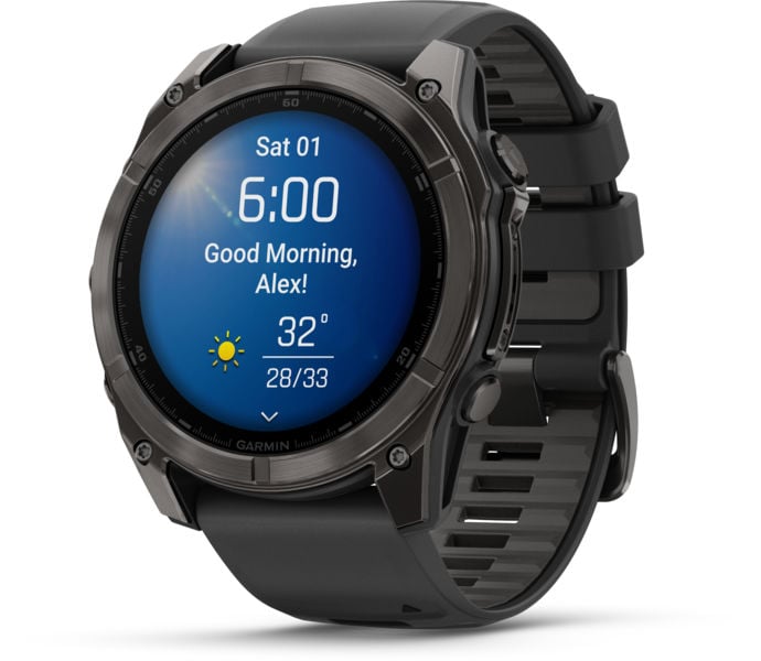 Garmin Fenix 8 51 mm AMOLED träningsklocka Svart