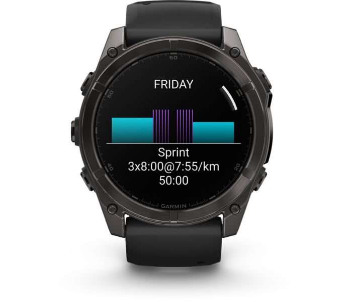 Garmin Fenix 8 51 mm AMOLED träningsklocka Svart