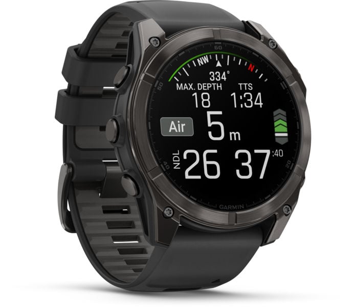 Garmin Fenix 8 51 mm AMOLED träningsklocka Svart