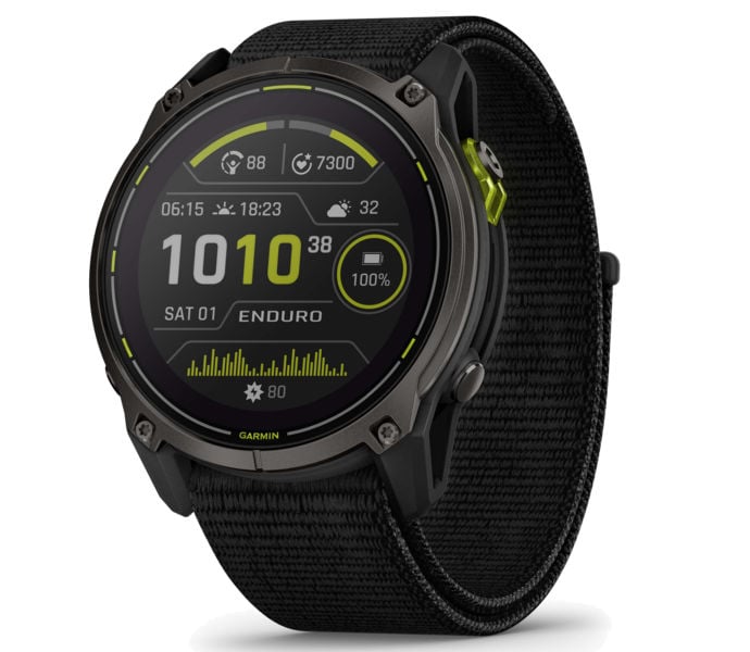 Garmin ENDURO 3 CARBON GREY LÖPARKLOCKA Svart