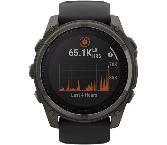 Garmin FENIX 8 SAPPHIRE SOLAR SPORTKLOCKA Svart