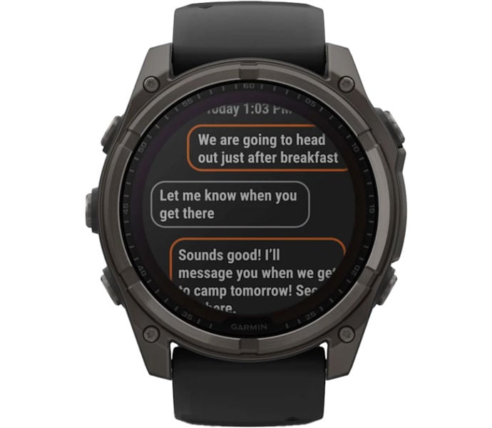 Garmin FENIX 8 SAPPHIRE SOLAR SPORTKLOCKA Svart