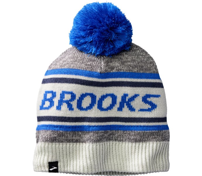 Brooks HERITAGE POM BEANIE MÖSSA Blå