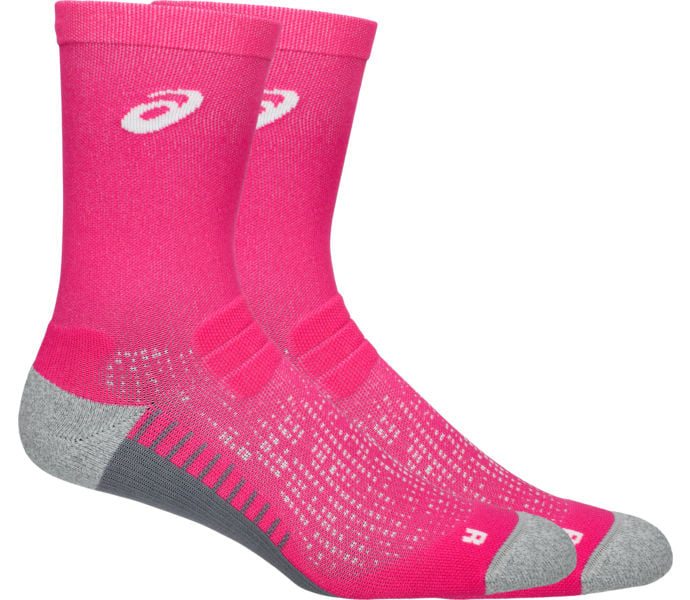 Asics PERFORMANCE RUN SOCK CREW LÖPARSTRUMPA Rosa