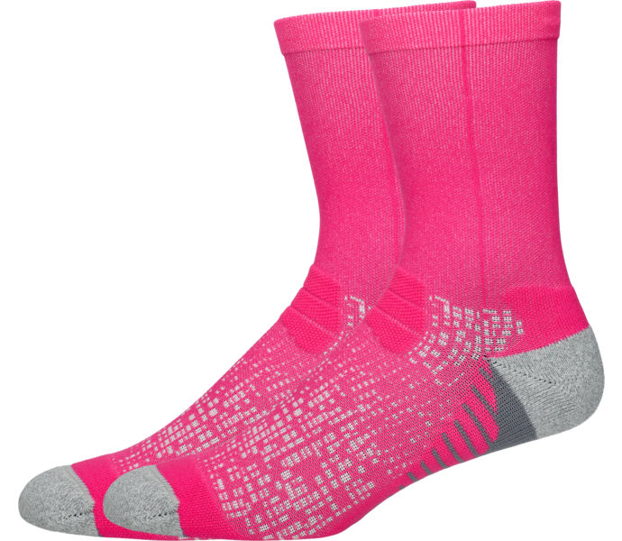 Asics PERFORMANCE RUN SOCK CREW LÖPARSTRUMPA Rosa