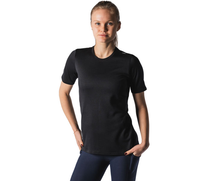 FUSION TECHNICAL MERINO 150 T-SHIRT LÖPARTRÖJA Svart