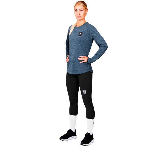 SAYSKY BLAZE LONG SLEEVE FLEECE LÖPARTRÖJA Blå