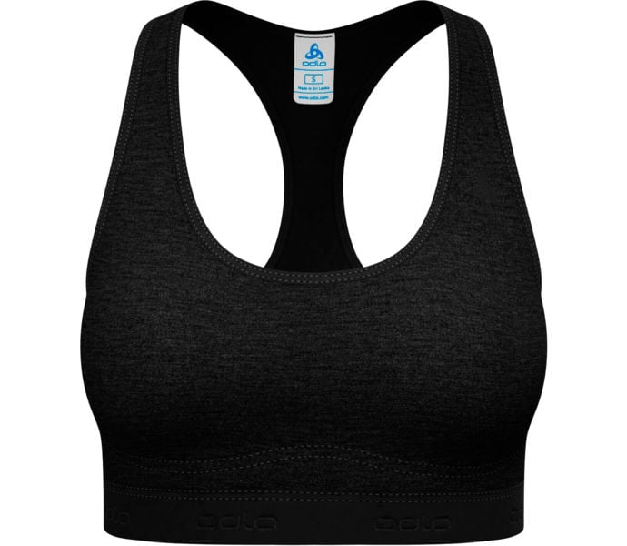 Odlo SPORTS BRA ASCENT MEDIUM LÖPAR-BH Svart