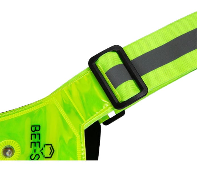 BEE-SAFE LED HARNESS PHONE POCKET REFLEXVÄST Gul