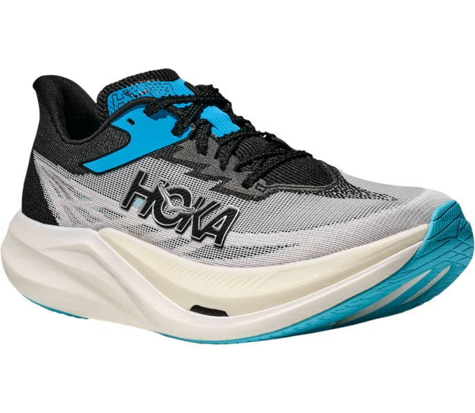 HOKA ONE ONE ROCKET X3 KOLFIBERSKOR Grå