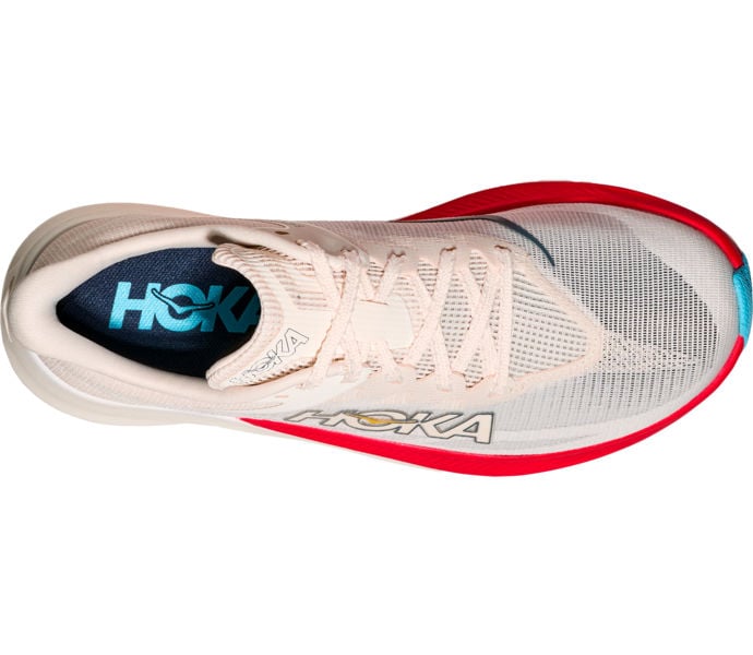 HOKA ONE ONE ROCKET X3 KOLFIBERSKOR Vit