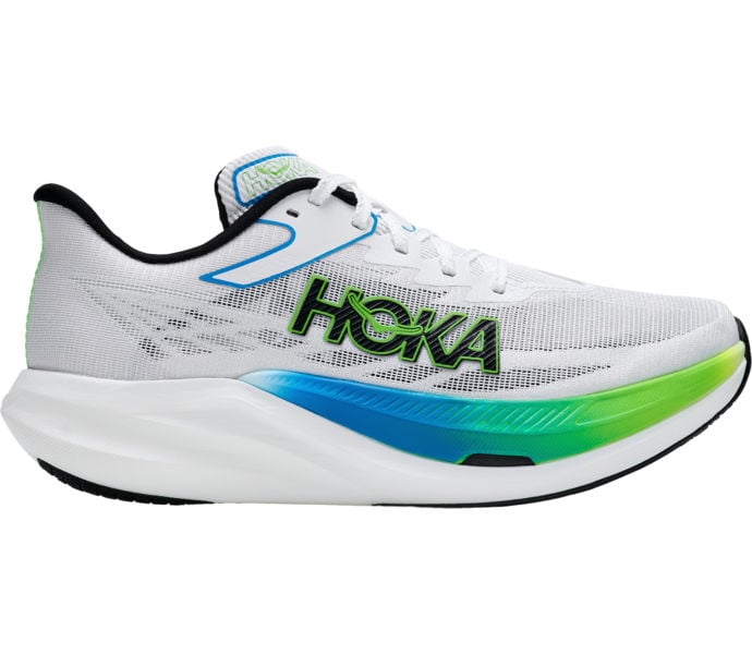 HOKA ONE ONE ROCKET X3 KOLFIBERSKOR Vit