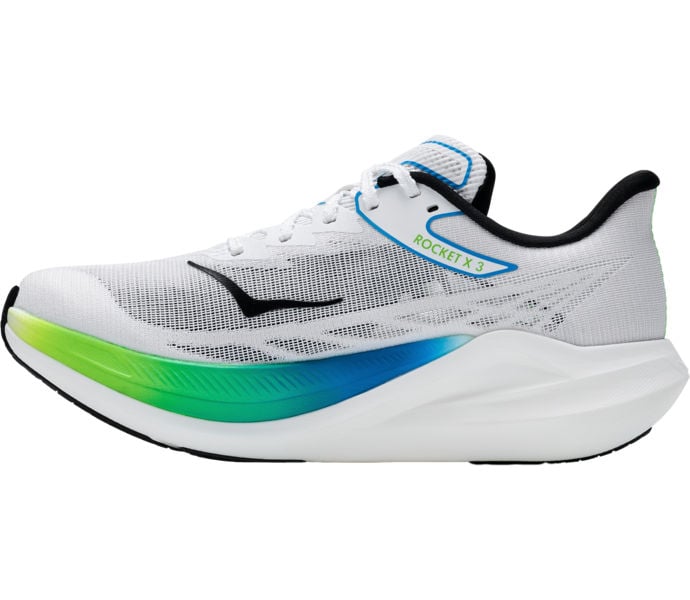 HOKA ONE ONE ROCKET X3 KOLFIBERSKOR Vit