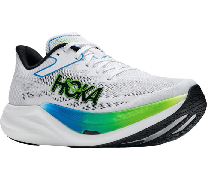 HOKA ONE ONE ROCKET X3 KOLFIBERSKOR Vit