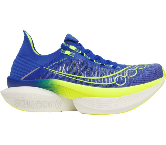 Saucony ENDORPHIN ELITE 2 KOLFIBERSKOR Blå