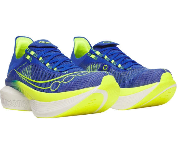 Saucony ENDORPHIN ELITE 2 KOLFIBERSKOR Blå