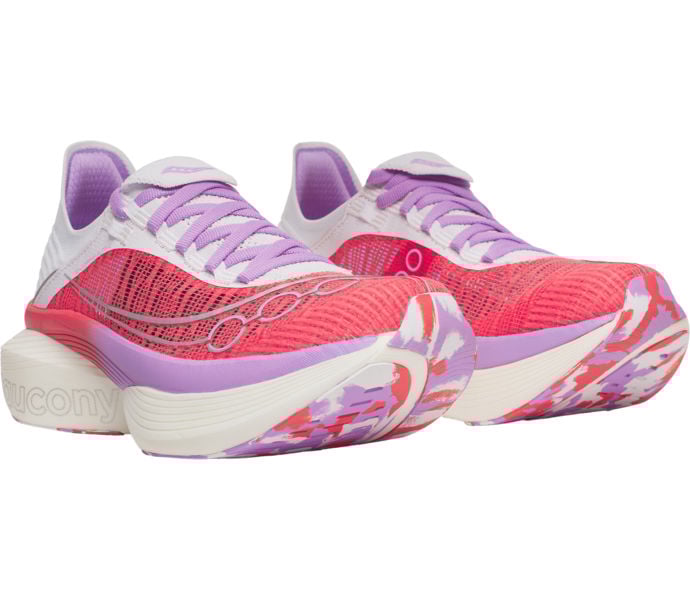 Saucony ENDORPHIN ELITE 2 KOLFIBERSKOR Rosa