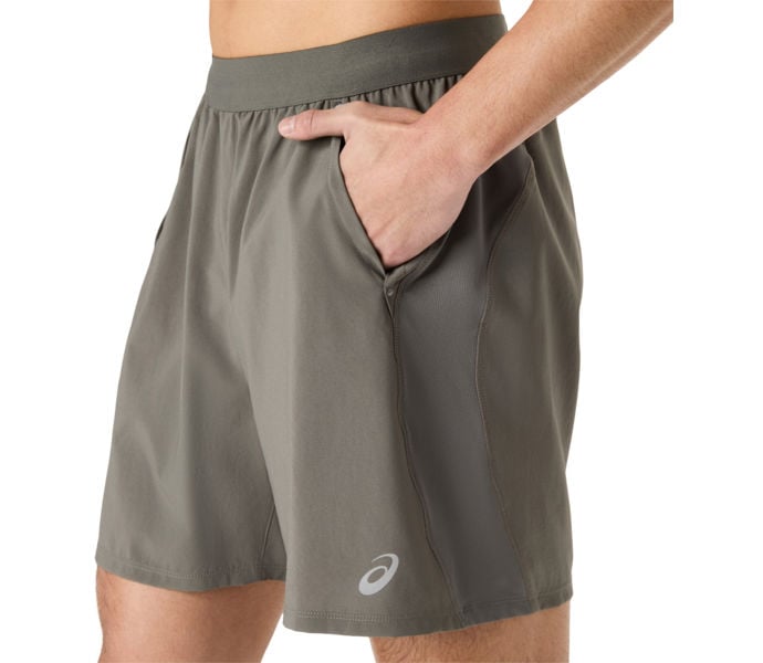 Asics ROAD 2IN1 7'' LÖPARSHORTS Grå