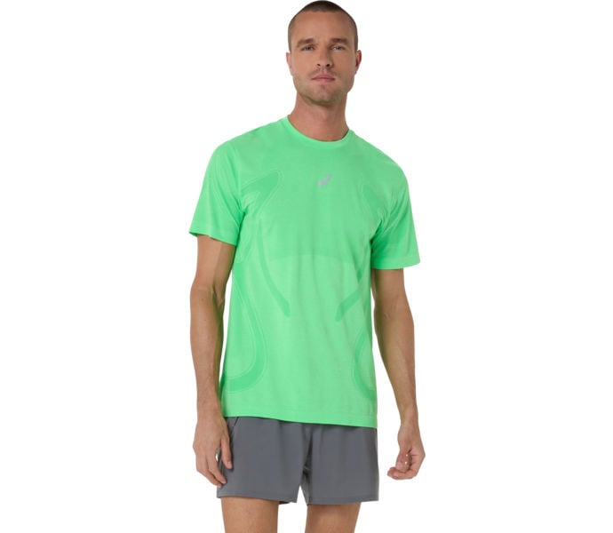 Asics ROAD SEAMLESS LÖPARTSHIRT Grön