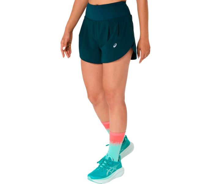 Asics ROAD 3.5IN LÖPARSHORTS Grön